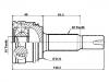 Gelenksatz, Antriebswelle CV Joint Kit:42370-49285