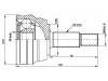 Jeu de joints, arbre de transmission CV Joint Kit:191 407 311H