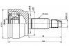 Gelenksatz, Antriebswelle CV Joint Kit:6168422