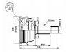 Gelenksatz, Antriebswelle CV Joint Kit:171 407 311D