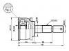 ремкомплект граната CV Joint Kit:39100-01B02