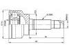 Jeu de joints, arbre de transmission CV Joint Kit:B002-25-500