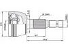 Jeu de joints, arbre de transmission CV Joint Kit:26060700