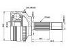 Gelenksatz, Antriebswelle CV Joint Kit:77 00 110 484