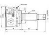 Gelenksatz, Antriebswelle CV Joint Kit:49500-1C260