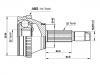 Jeu de joints, arbre de transmission CV Joint Kit:7611232