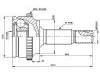 Gelenksatz, Antriebswelle CV Joint Kit:43410-52110