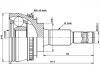 Jeu de joints, arbre de transmission CV Joint Kit:43410-33040