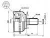 Jeu de joints, arbre de transmission CV Joint Kit:44014-SD5-A51