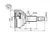 CV Joint Kit:39101-CA000